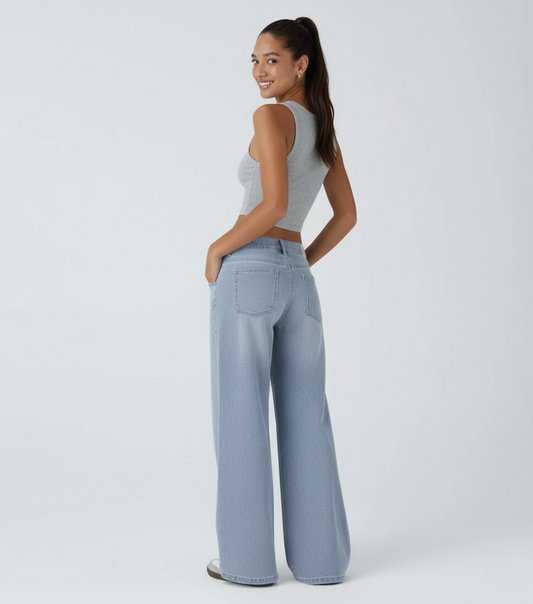 Women's Low Rise Baggy Jeans