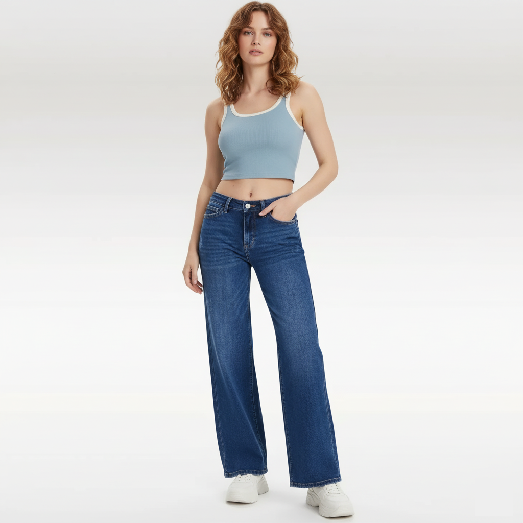The Sculpting Mid-Low Rise Baggy Jeans