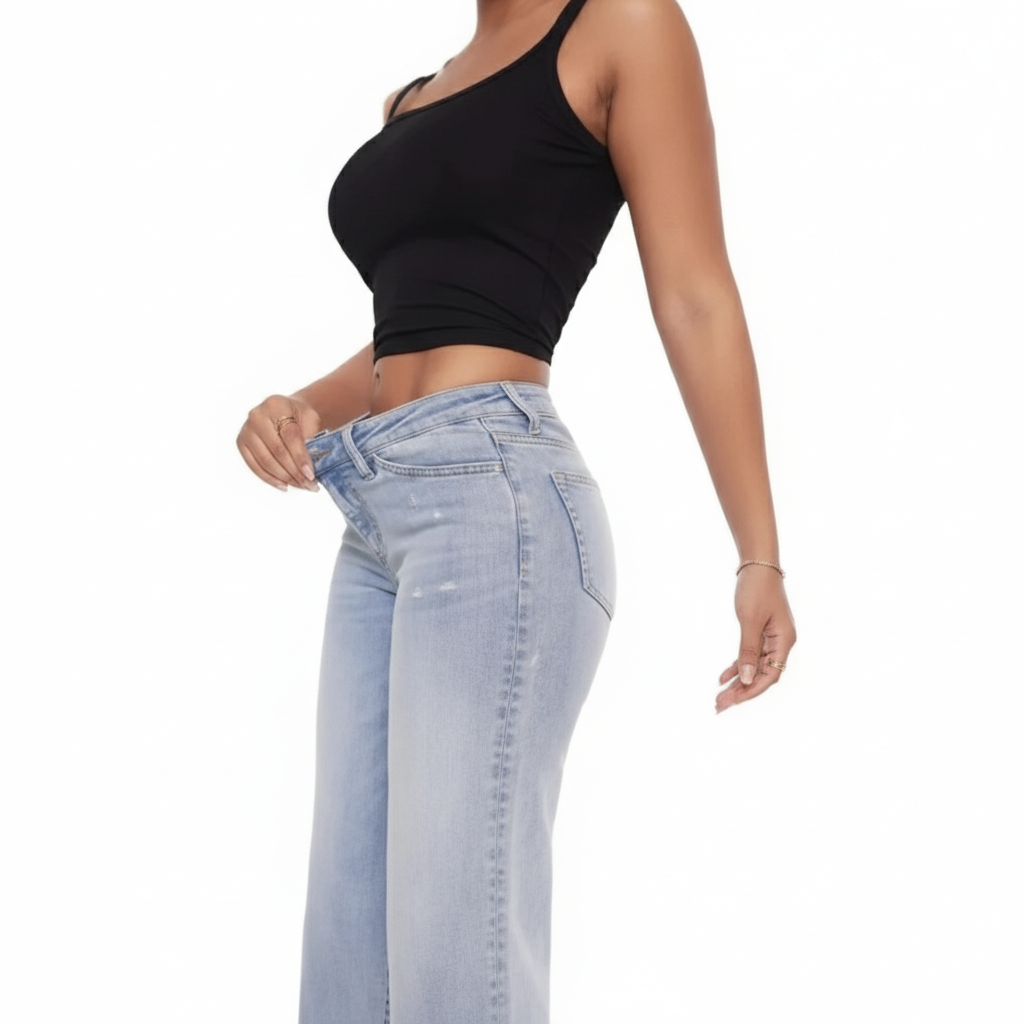 The Sculpting Mid-Low Rise Baggy Jeans