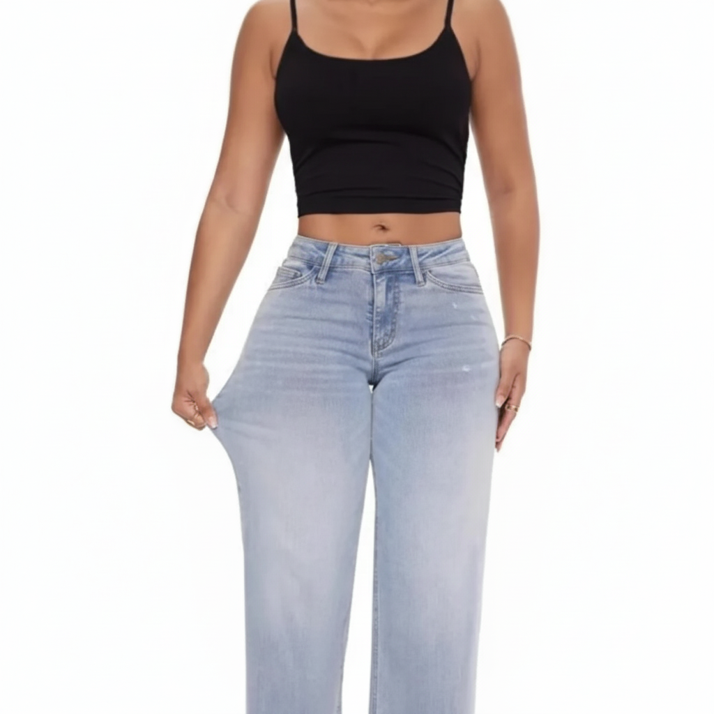 The Sculpting Mid-Low Rise Baggy Jeans